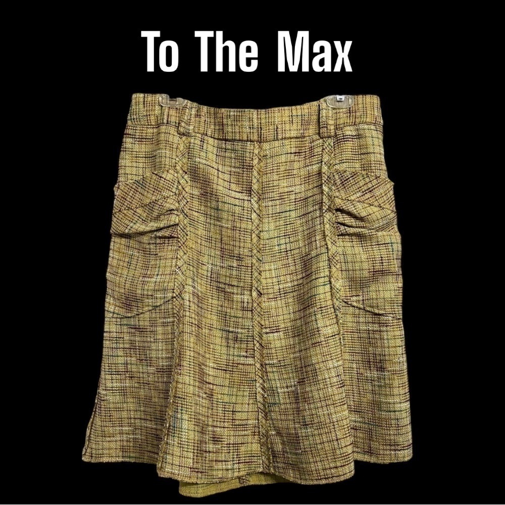 To The Max (NWOT) Women’s Tweed A-Line fully lined Skirt Size 10